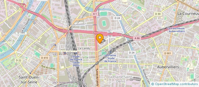 localisation de l'entreprise DROP INTERIM 33  SAINT-DENIS