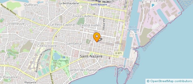 localisation de l'entreprise DROP'S à SAINT-NAZAIRE