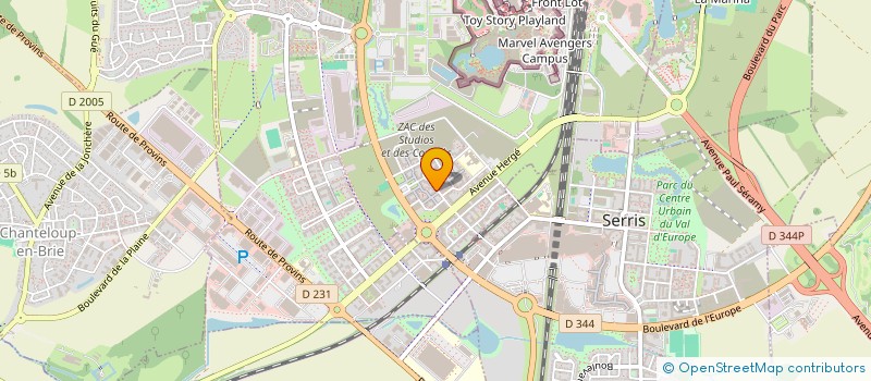 localisation de l'entreprise DROP SERVICE  CHESSY