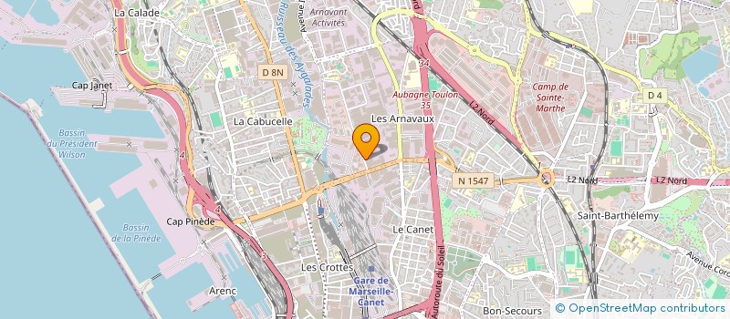 localisation de l'entreprise DROP SUD PIECES AUTOS à MARSEILLE