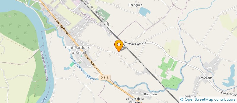 localisation de l'entreprise DROP THE JACKET  SAINT-PARDOUX-DU-BREUIL