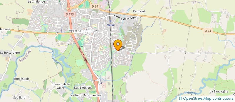 localisation de l'entreprise DROP THE SOUND  VERN-SUR-SEICHE