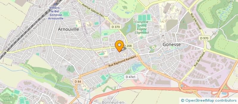 localisation de l'entreprise DROP U OFF à GONESSE