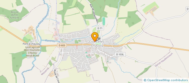 localisation de l'entreprise DROPCOM  COURCELLES-CHAUSSY