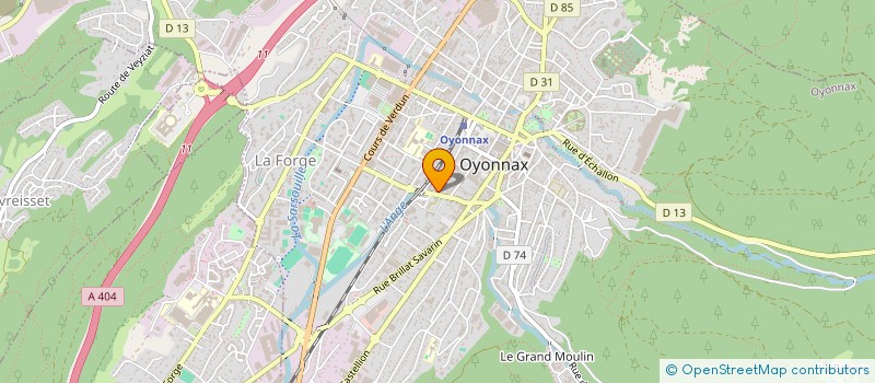 localisation de l'entreprise DROPPING-ZONE à OYONNAX