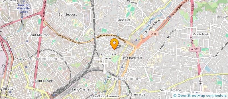 localisation de l'entreprise DROPS à MARSEILLE
