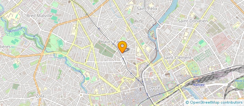 localisation de l'entreprise DROPZER à NANTES