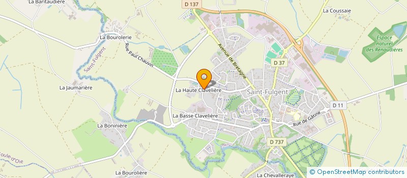 localisation de l'entreprise DROSERA à LA RABATELIERE