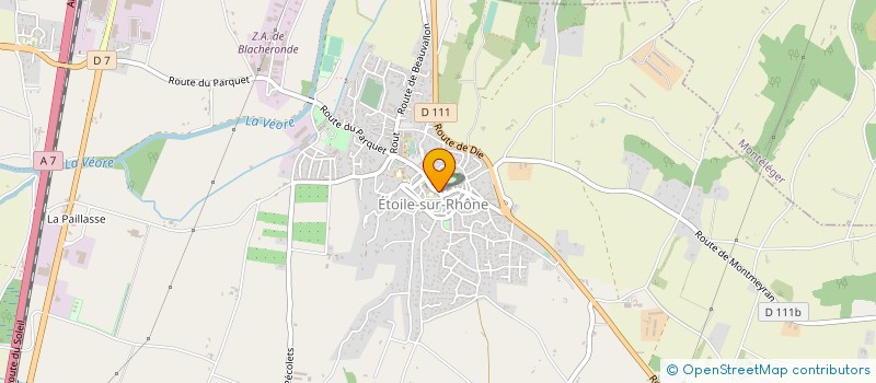 localisation de l'entreprise DROSERA  ETOILE-SUR-RHONE