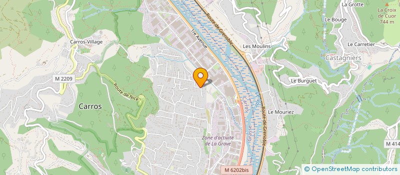 localisation de l'entreprise DROSERA à CARROS