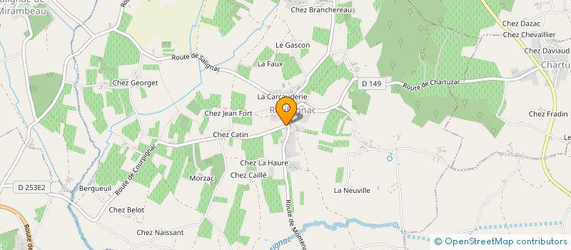 localisation de l'entreprise DROSERS DE MONTENDRE  ROUFFIGNAC