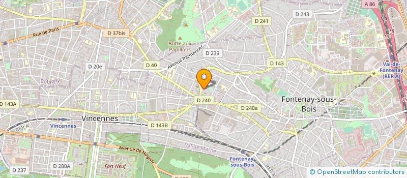 localisation de l'entreprise DROSOFILMS à FONTENAY-SOUS-BOIS