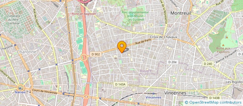 localisation de l'entreprise DROSSOS AUDIOFRESH à MONTREUIL