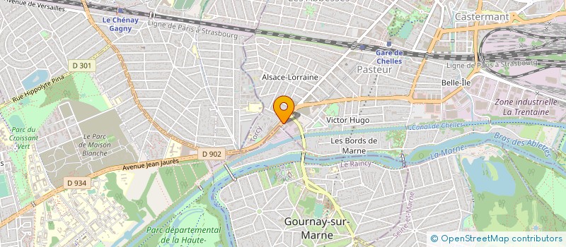 localisation de l'entreprise DROUAIRE BOIS  CHELLES