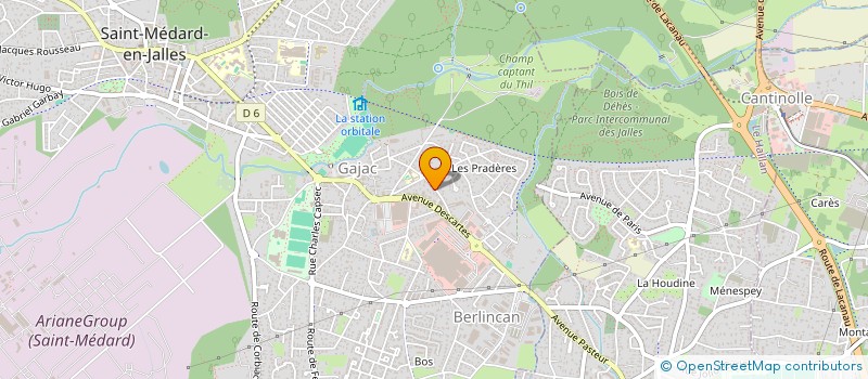 localisation de l'entreprise DROUARD  SAINT-MEDARD-EN-JALLES