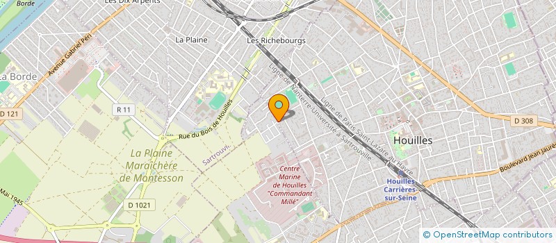 localisation de l'entreprise DROUARD IMMO  HOUILLES