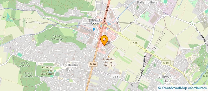 localisation de l'entreprise DROUET-BERNARD SERVICES à BALLAINVILLIERS