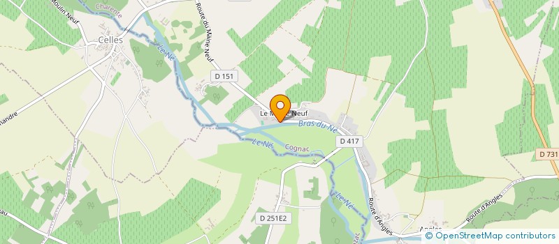 localisation de l'entreprise DROUET DEVELOPPEMENT à SALLES-D'ANGLES