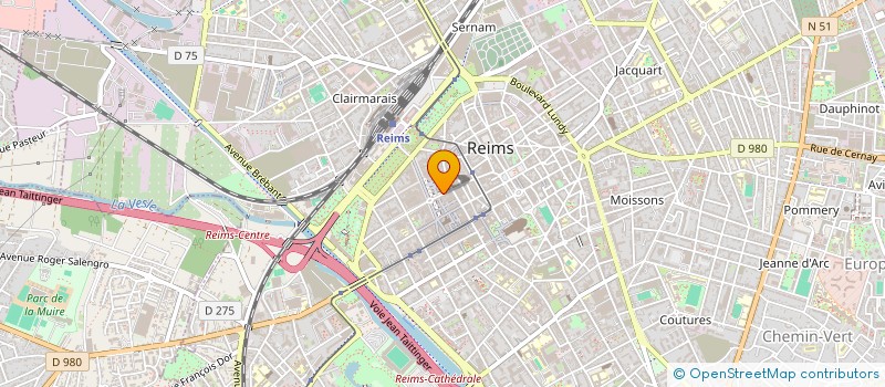 localisation de l'entreprise DROUET DISTRIBUTION  REIMS