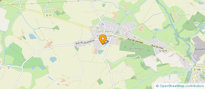 localisation de l'entreprise DROUET JEAN YVES à MONTREVAULT-SUR-EVRE