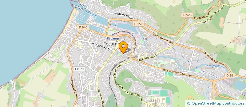 localisation de l'entreprise DROUET NATHALIE à FECAMP