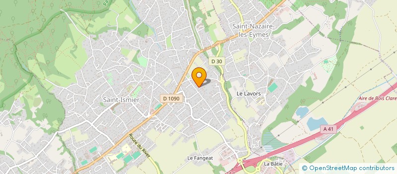 localisation de l'entreprise DROUET PATRIMOINE à SAINT-ISMIER