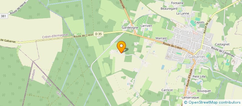 localisation de l'entreprise DROUHOT CHRISTIAN PORTETS PATRICE  ESCALANS