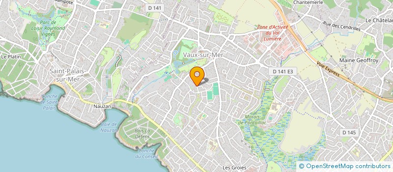 localisation de l'entreprise DROUILLARD BEDNARSKI  VAUX-SUR-MER