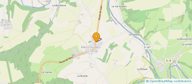 localisation de l'entreprise DROUIN ET FILS à MENIL-HUBERT-SUR-ORNE