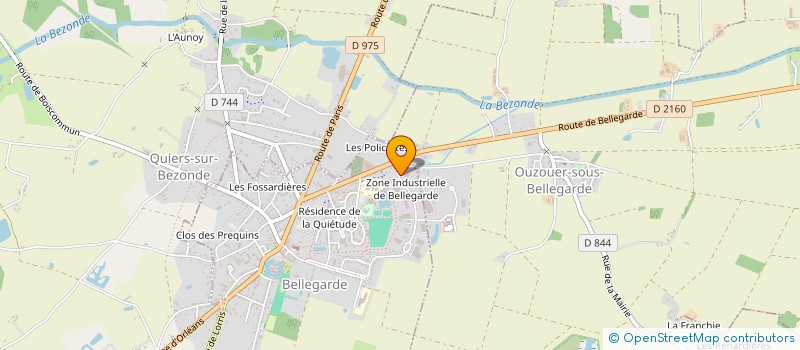 localisation de l'entreprise DROUIN & FILS à BELLEGARDE