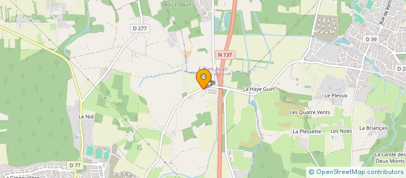 localisation de l'entreprise DROUIN HIVERNAGE  LAILLE