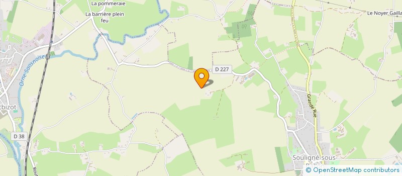 localisation de l'entreprise DROUIN INVESTISSEMENTS  MEZIERES-SUR-PONTHOUIN