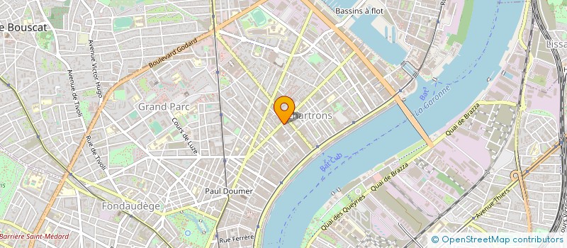 localisation de l'entreprise DROUINEAU ET MAUMOURAT à BORDEAUX