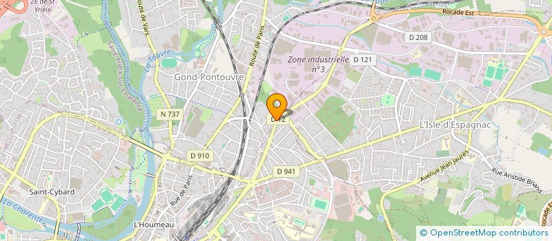 localisation de l'entreprise DROUITEAU IMMOBILIER à GOND-PONTOUVRE