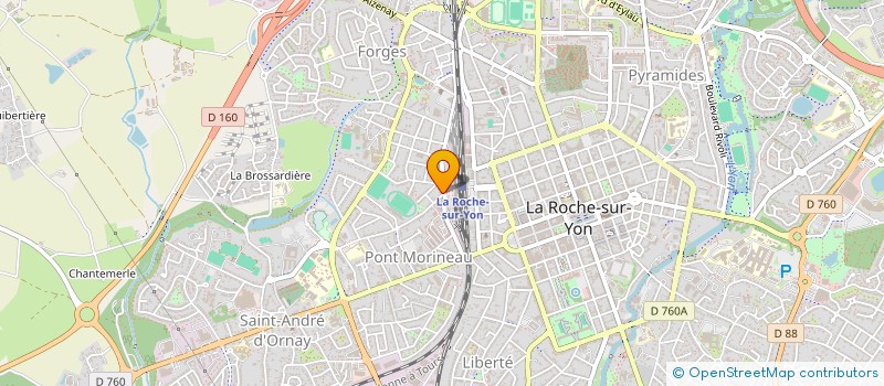 localisation de l'entreprise DROUJBA à LA ROCHE-SUR-YON