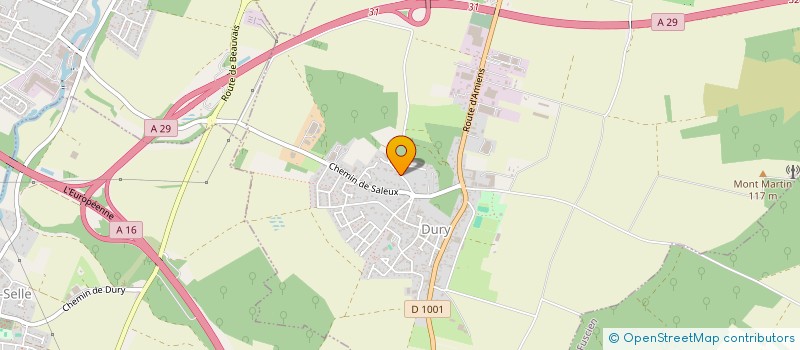 localisation de l'entreprise DROULEZ FINANCES  PERONNE