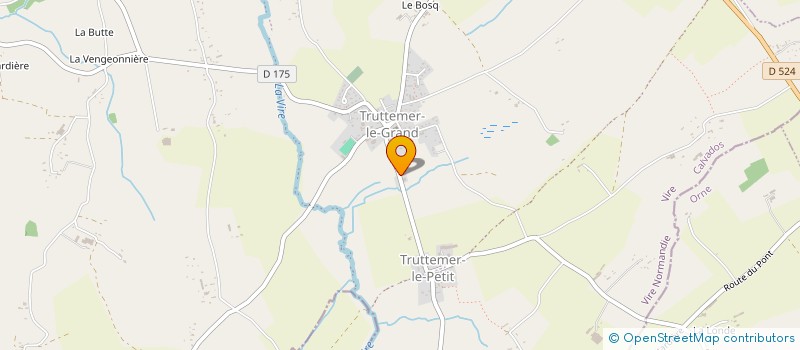localisation de l'entreprise DROULLON à VIRE-NORMANDIE
