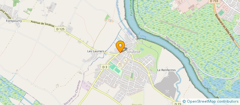 localisation de l'entreprise DROUMON  SOUBISE