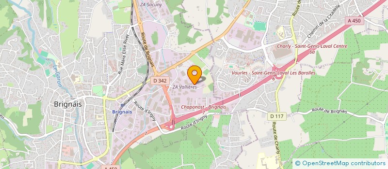 localisation de l'entreprise DROUOT SA à BRIGNAIS