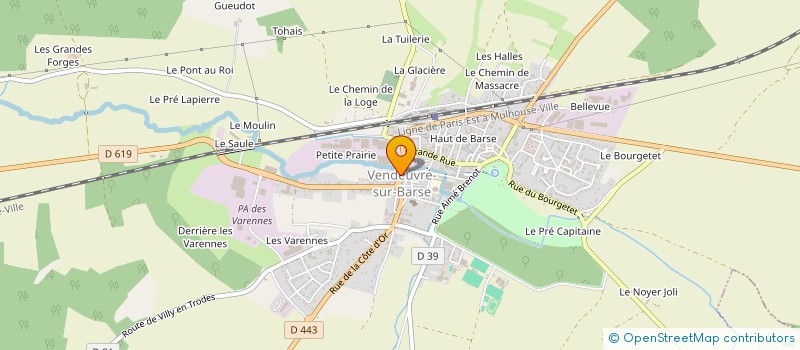 localisation de l'entreprise DROUOT SA à VENDEUVRE-SUR-BARSE