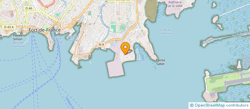 localisation de l'entreprise DROUOT U 67  FORT DE FRANCE
