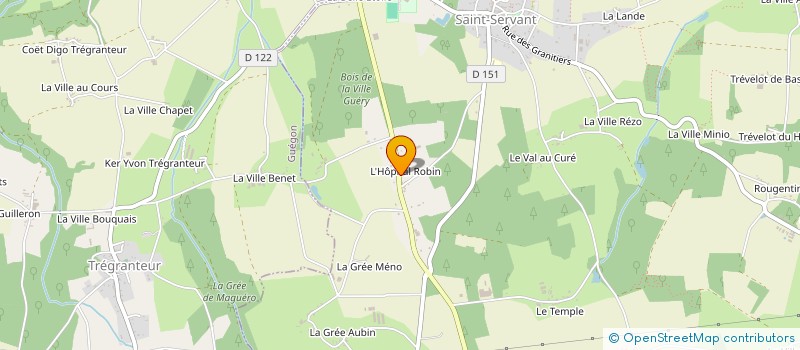 localisation de l'entreprise DROUREL  SAINT-SERVANT