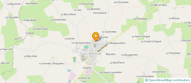 localisation de l'entreprise DROUYE DAVID  SAINT-M'HERVE