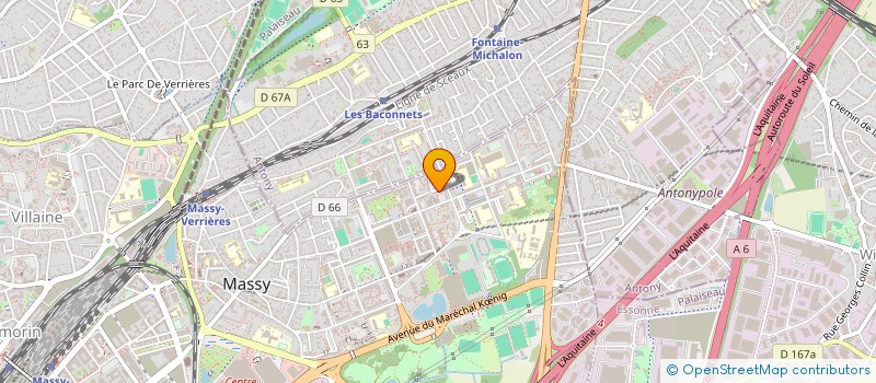 localisation de l'entreprise DROVIN EXPRESS à MASSY