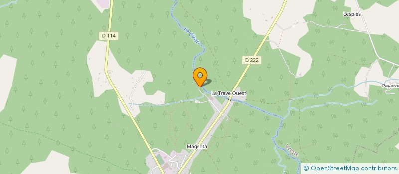 localisation de l'entreprise DROXCOM  PRECHAC