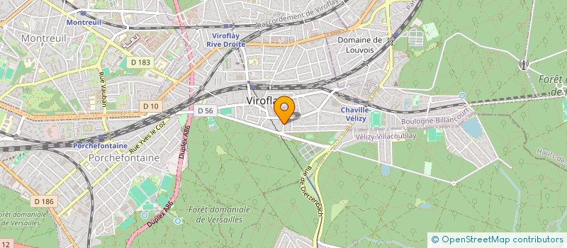 localisation de l'entreprise DROZHIRAM  VIROFLAY