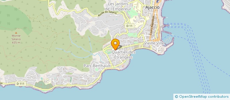 localisation de l'entreprise DRP CONSEIL à AJACCIO