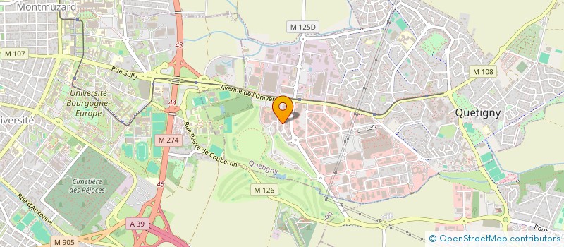 localisation de l'entreprise DRP CONSEIL  QUETIGNY