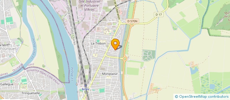 localisation de l'entreprise DRQ ARLES à ARLES