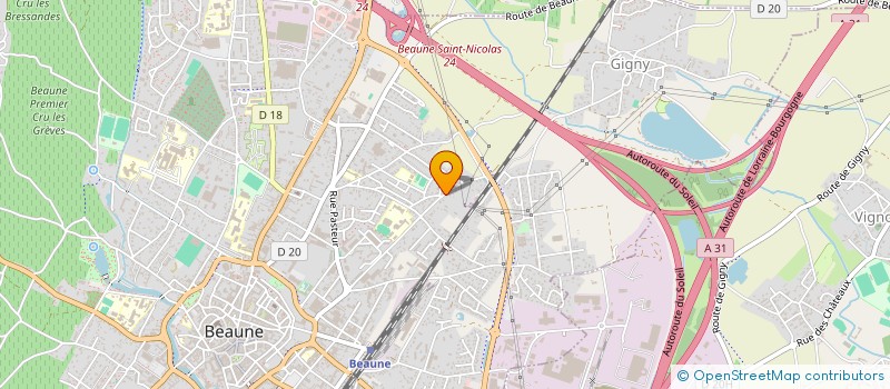 localisation de l'entreprise DRQ INVEST à BEAUNE